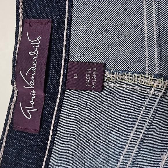 Gloria Vanderbilt Size 10 Denim Jeans Lock Stitch Control Perfect Fit #W-846 - Picture 5 of 15